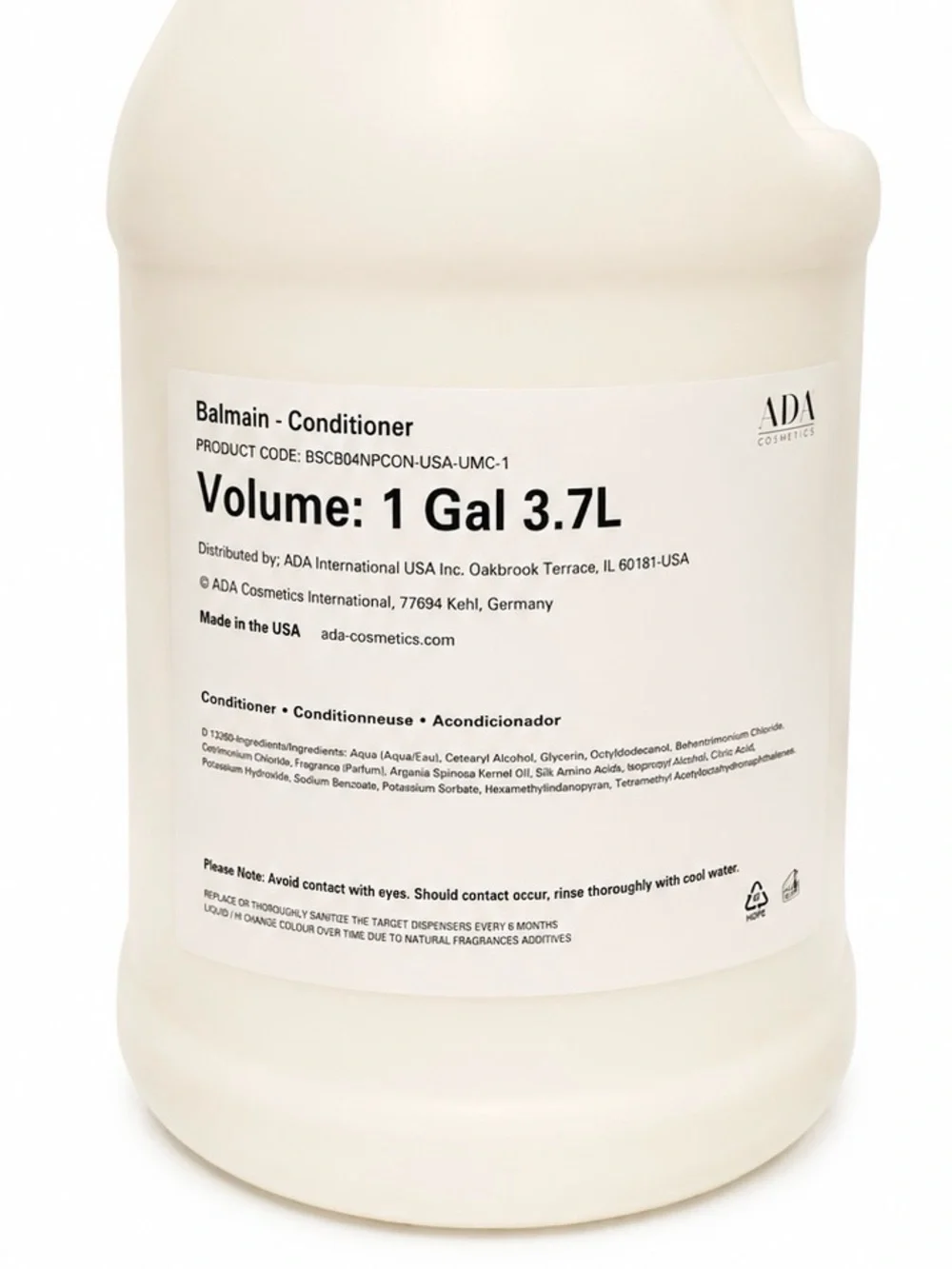 Balmain Hotel Collection Conditioner – 1 Gal (3.7L) Professional Sz 128 fl.oz.